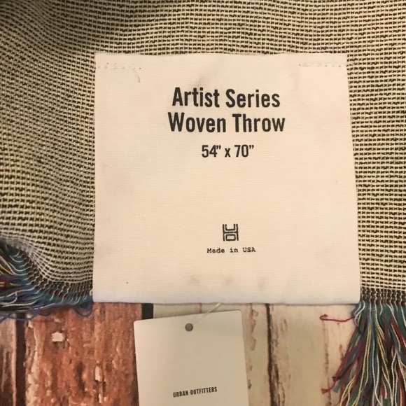 Chinatown Market x UO Throw Woven Blanket Jacquard - Picture 5 of 7